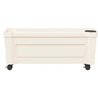 Maceta Calypso con Ruedas Blanco 79 x 35 x 33 cm PP