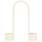 Arco de Rosas con Plantador Blanco 168,5 x 43 x 207 cm PP