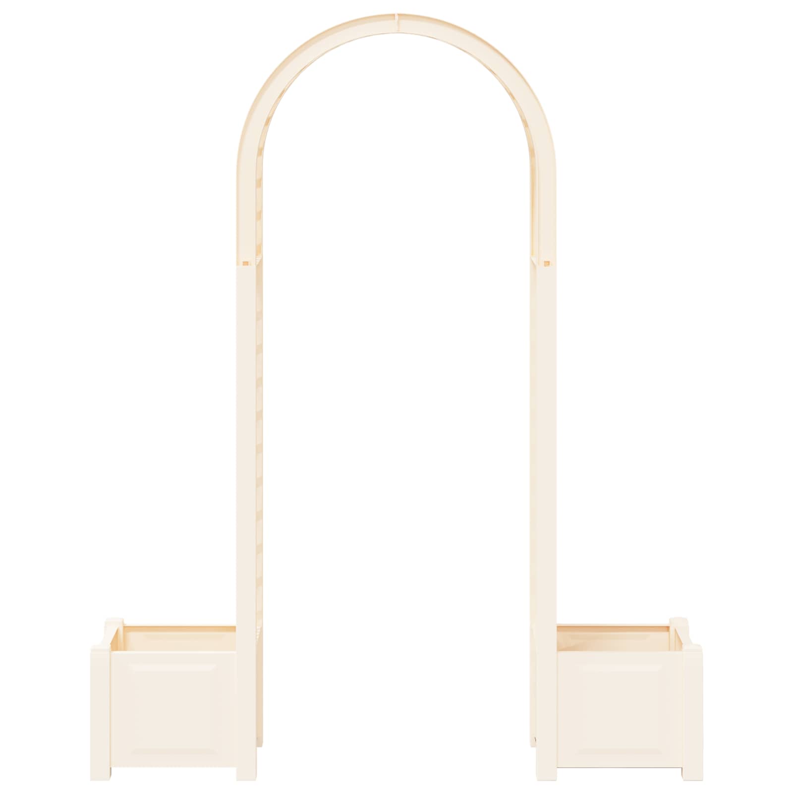 Arco de Rosas con Plantador Blanco 168,5 x 43 x 207 cm PP