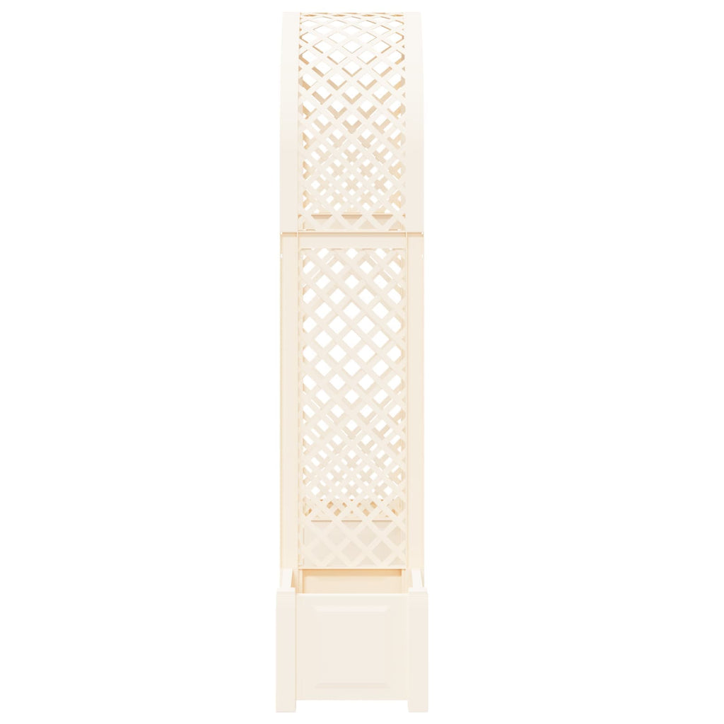 Arco de Rosas con Plantador Blanco 168,5 x 43 x 207 cm PP