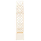 Arco de Rosas con Plantador Blanco 168,5 x 43 x 207 cm PP