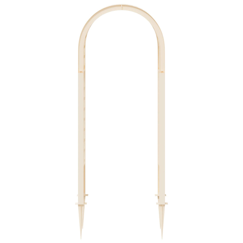 Arco de Rosas con Picos Blanco 97 x 43 x 218 cm PP