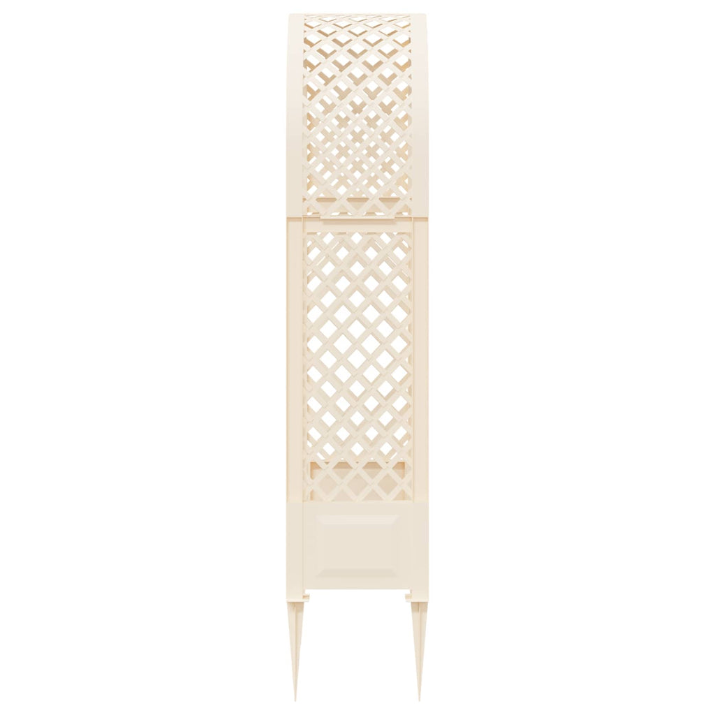 Arco de Rosas con Picos Blanco 97 x 43 x 218 cm PP