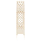 Arco de Rosas con Picos Blanco 97 x 43 x 218 cm PP