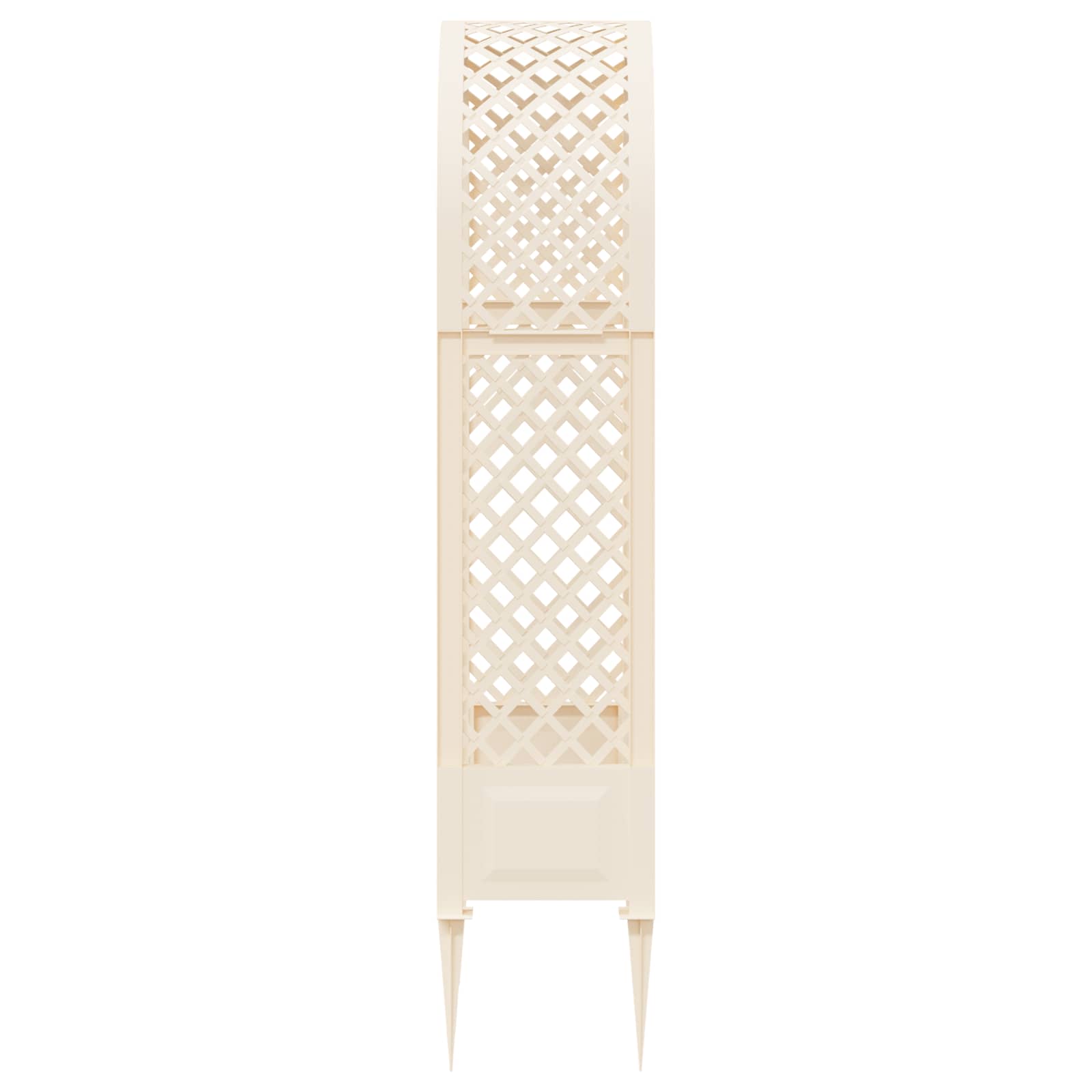 Arco de Rosas con Picos Blanco 97 x 43 x 218 cm PP