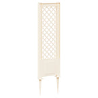 Enrejado con pica Blanco 43 x 6 x 165 cm PP