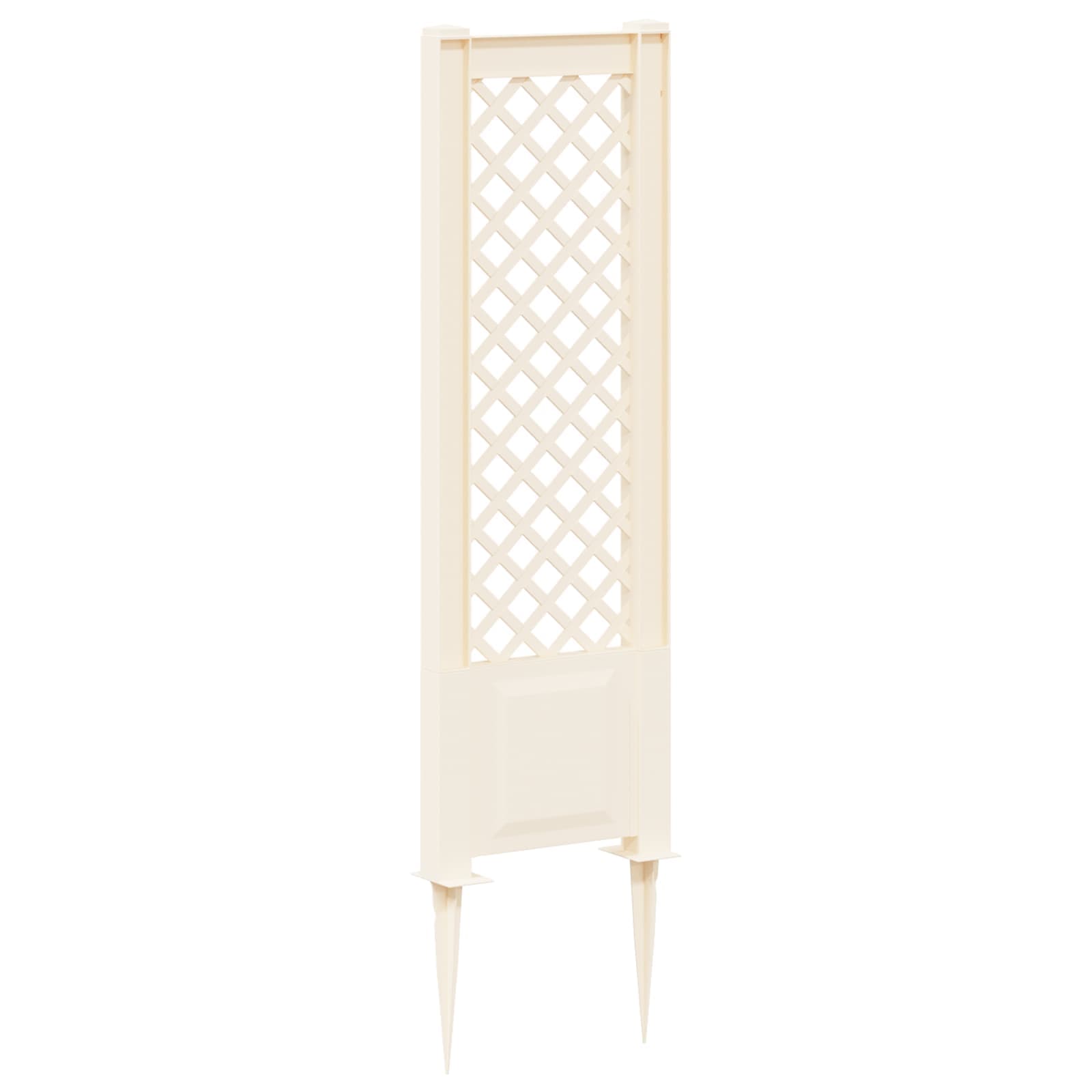 Enrejado con pica Blanco 43 x 6 x 165 cm PP