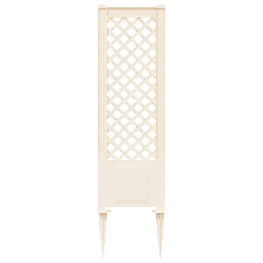 Enrejado con pica Blanco 43 x 6 x 165 cm PP