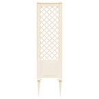 Enrejado con pica Blanco 43 x 6 x 165 cm PP
