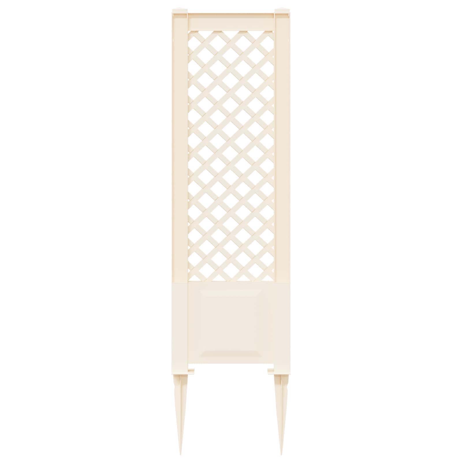 Enrejado con pica Blanco 43 x 6 x 165 cm PP