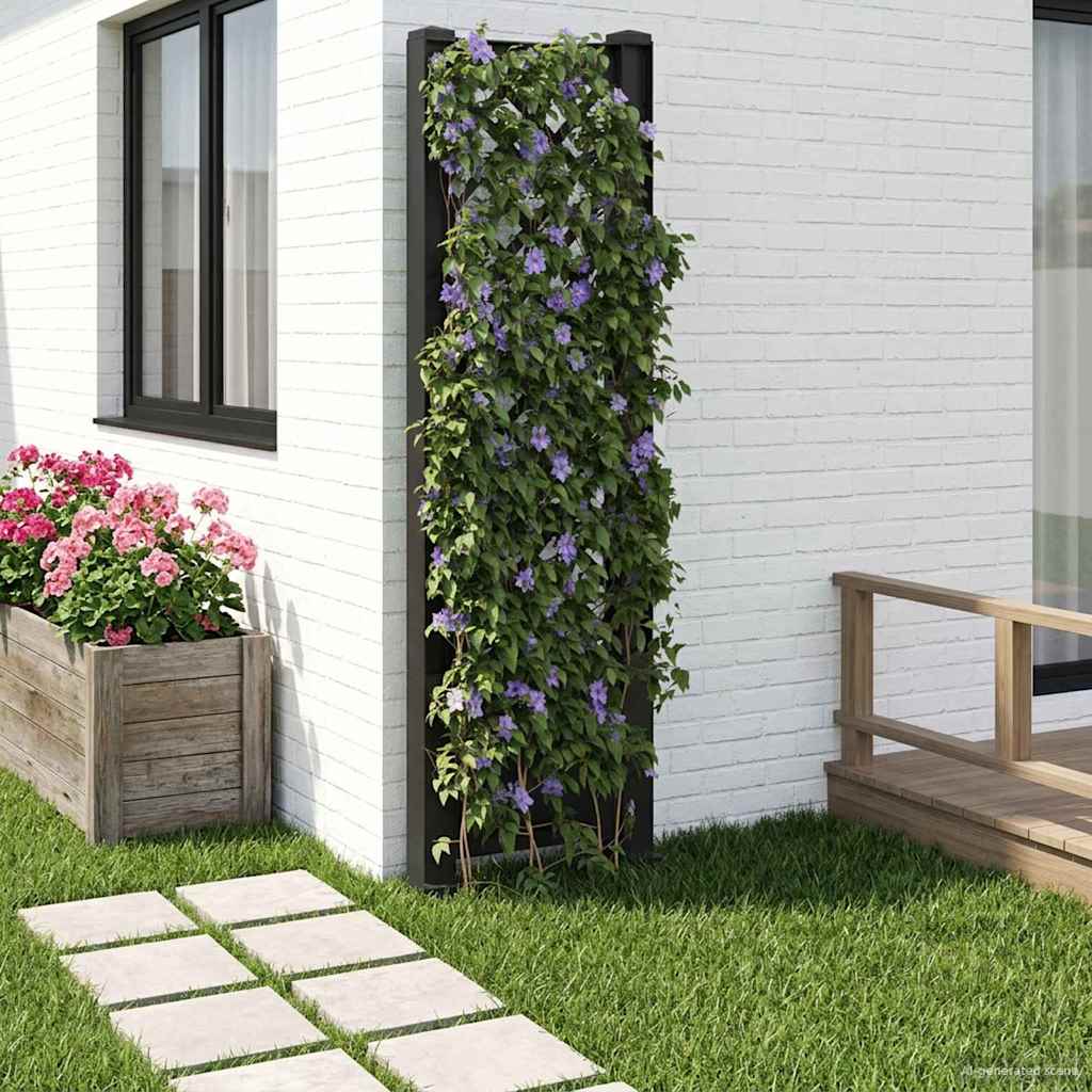 White trellising with spike 43 x 6 x 165 cm PP