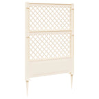Enrejado con pica Blanco 99 x 6 x 165 cm PP