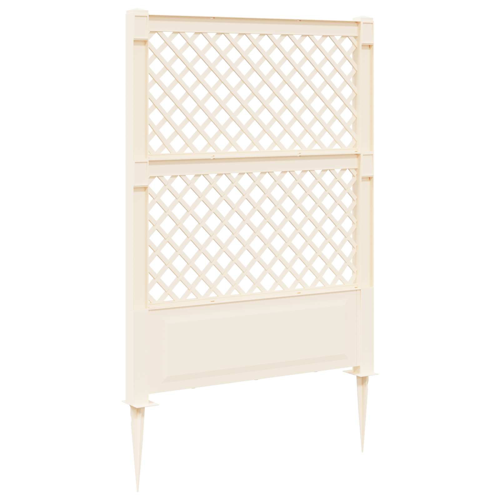 Enrejado con pica Blanco 99 x 6 x 165 cm PP