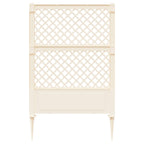 Enrejado con pica Blanco 99 x 6 x 165 cm PP