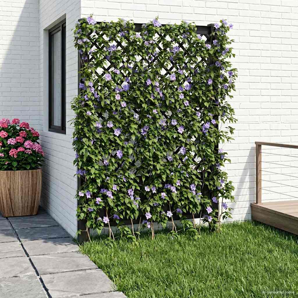 Trellis with stake White 99 x 6 x 165 cm PP