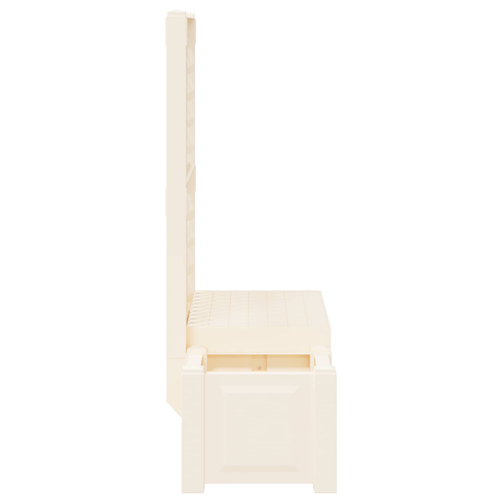 Banco de Jardín Kopenhagen Blanco 173 x 49 x 135,5 cm PP