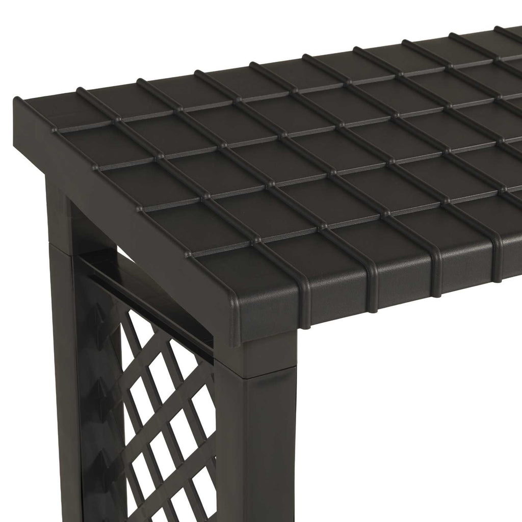 Estante para leña Gris antracita 114 x 46 x 101 cm PP