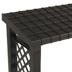 Estante para leña Gris antracita 114 x 46 x 101 cm PP