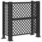 Enrejado de cubo de basura Gris antracita 123 x 47 x 114 cm PP