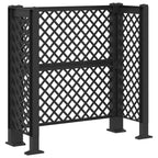 Enrejado de cubo de basura Gris antracita 123 x 47 x 114 cm PP
