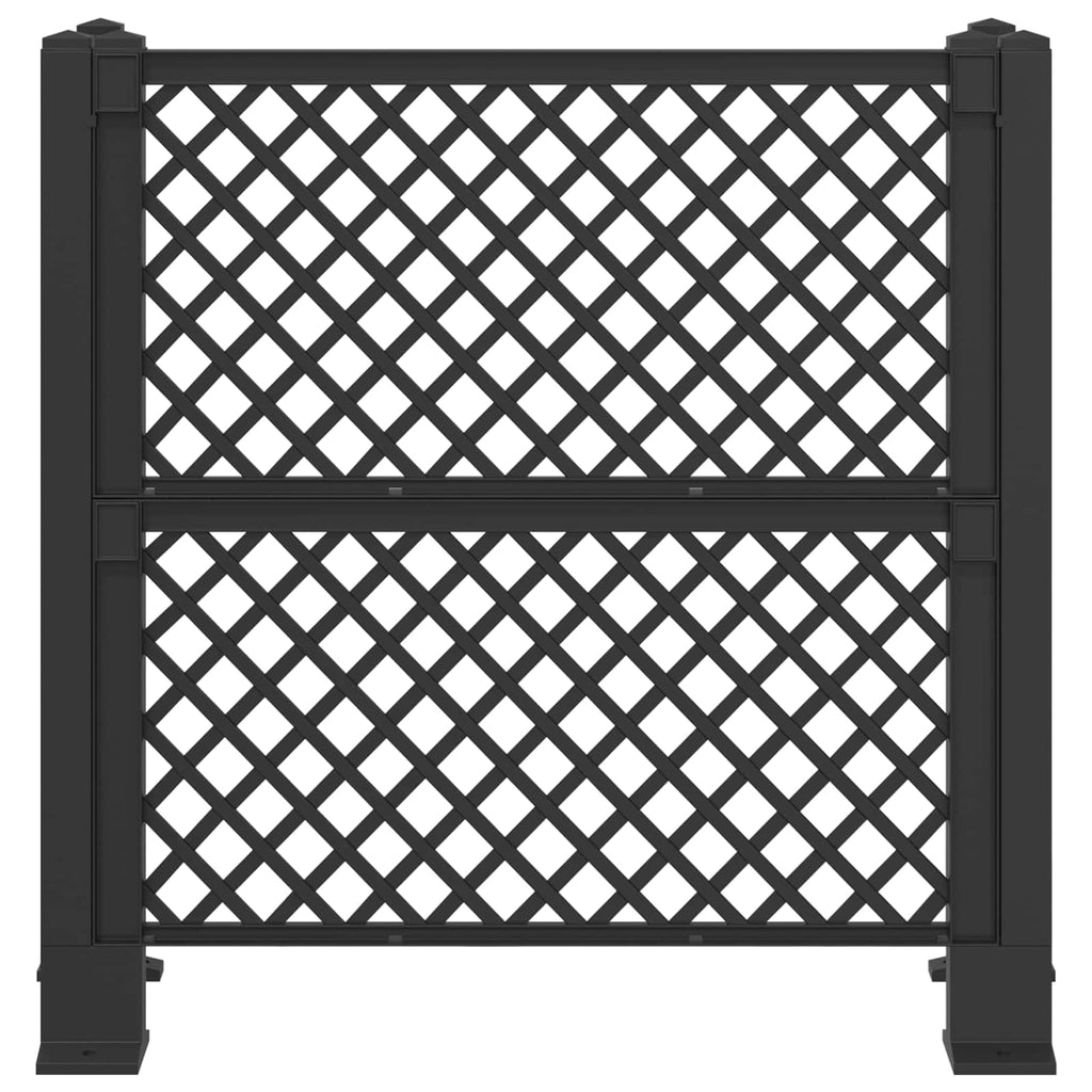 Enrejado de cubo de basura Gris antracita 123 x 47 x 114 cm PP