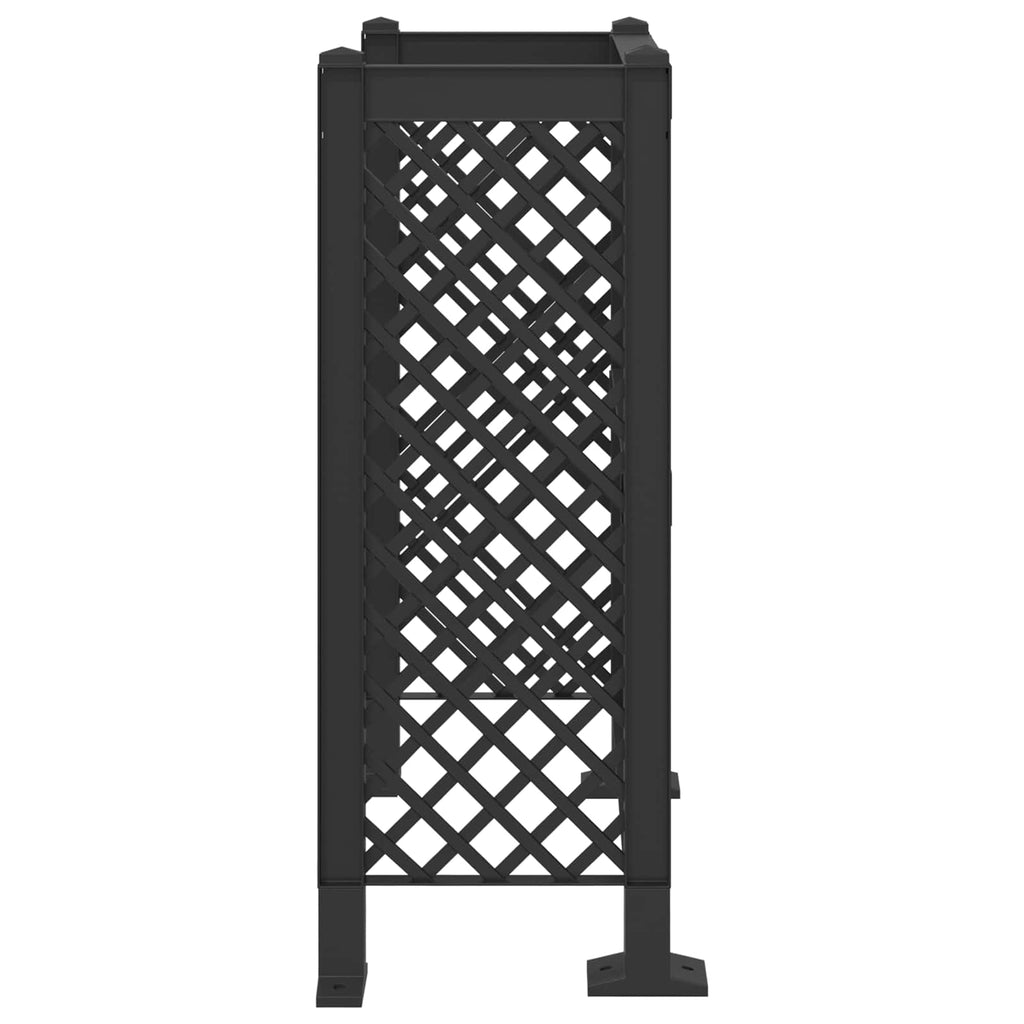 Enrejado de cubo de basura Gris antracita 123 x 47 x 114 cm PP