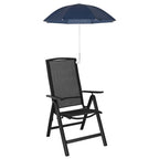 Guarda-chuva com braçadeira 2 unidades Azul-marinho Ø 105 x 86 cm