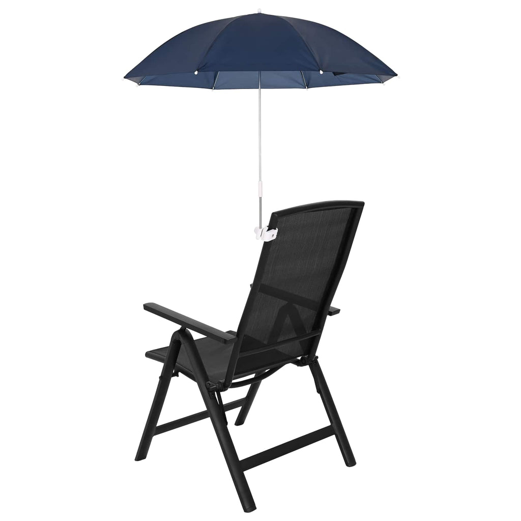 Guarda-chuva com braçadeira 2 unidades Azul-marinho Ø 105 x 86 cm