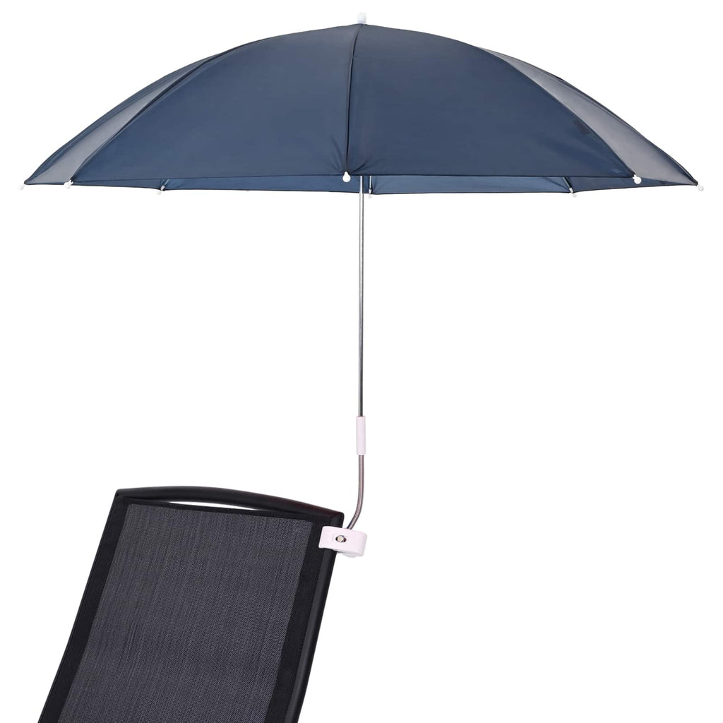 Guarda-chuva com braçadeira 2 unidades Azul-marinho Ø 105 x 86 cm