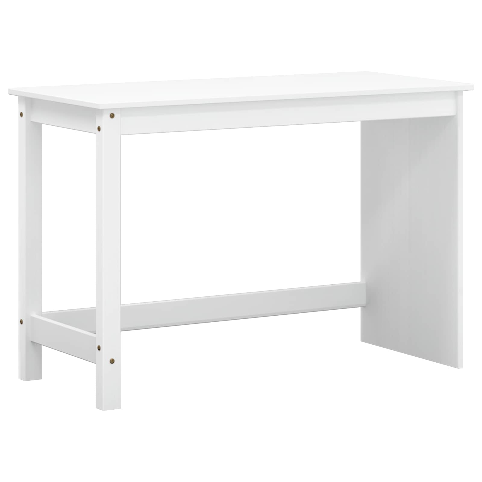 Juego de Escritorio y Armario Rodante MOSS 2 pcs Blanco