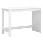 Juego de Escritorio y Armario Rodante MOSS 2 pcs Blanco