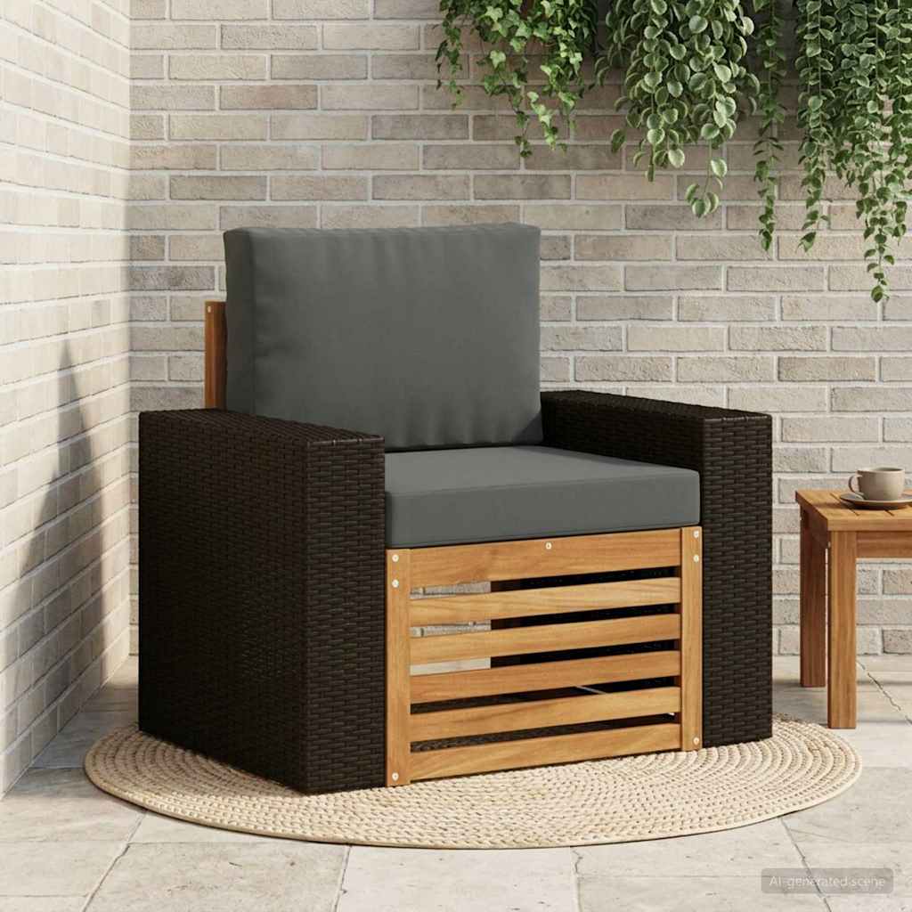 Conjunto de sofás de exterior Poliéster Blanco