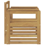 2 Pieza Conjunto de sofás de exterior Madera de Acacia Sólida