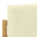 Conjunto de sofás de exterior Poliéster Blanco