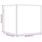 Conjunto de mueble de TV 3 pcs Madera de Ingeniería