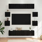 Conjunto de mueble de TV 5 pcs brillante Madera de ingeniería