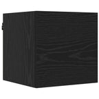 Conjunto de mueble de TV 10 pcs 180 x 30 x 30 cm Roble Negro