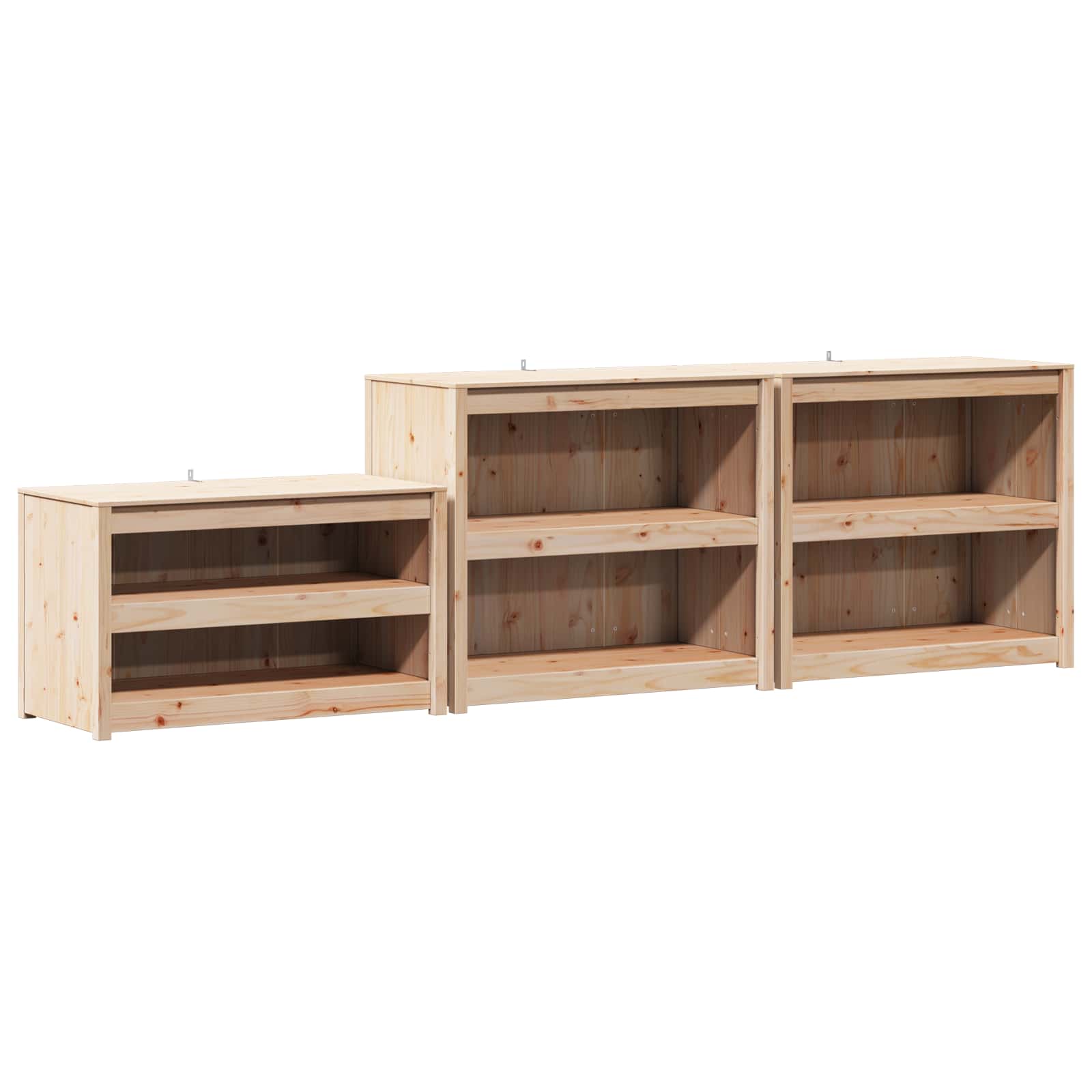 Armario de cocina de exterior con estante MEPPEL 3 pcs