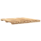 Tile de Decking 12 pcs Marrón 50 x 50 cm Pino Impregnado Verde