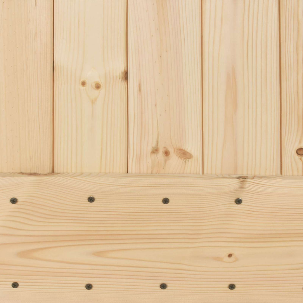 Porta de Correr Natural e preta 85 x 210 cm