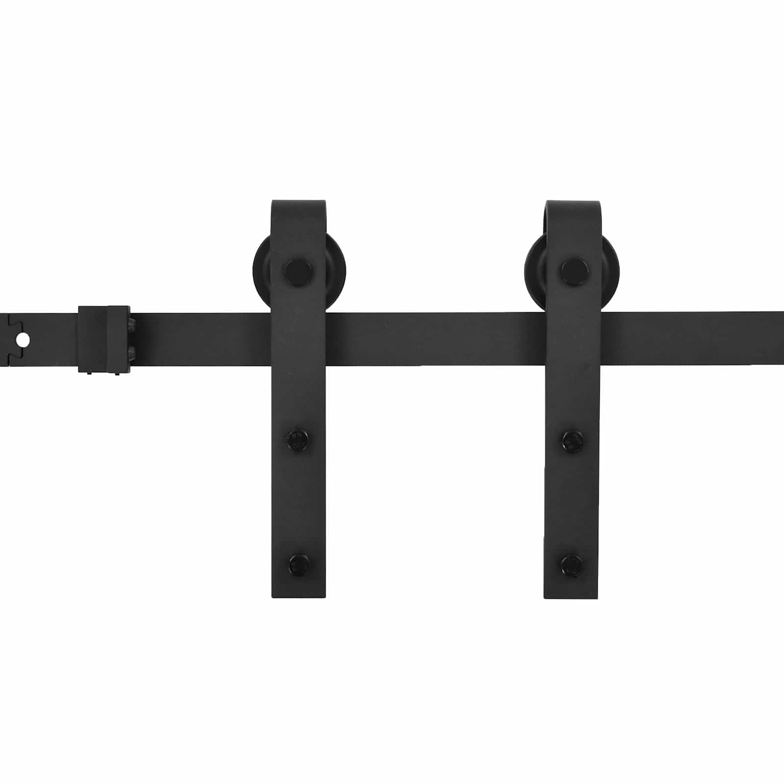 Puerta Corredera Natural y negro 100 x 210 cm