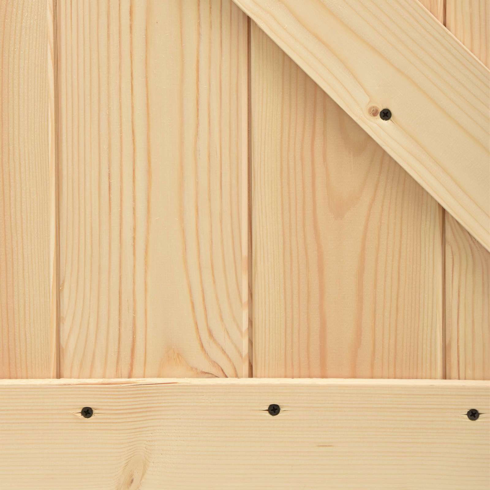 Sliding Door Natural and White 80 x 210 cm