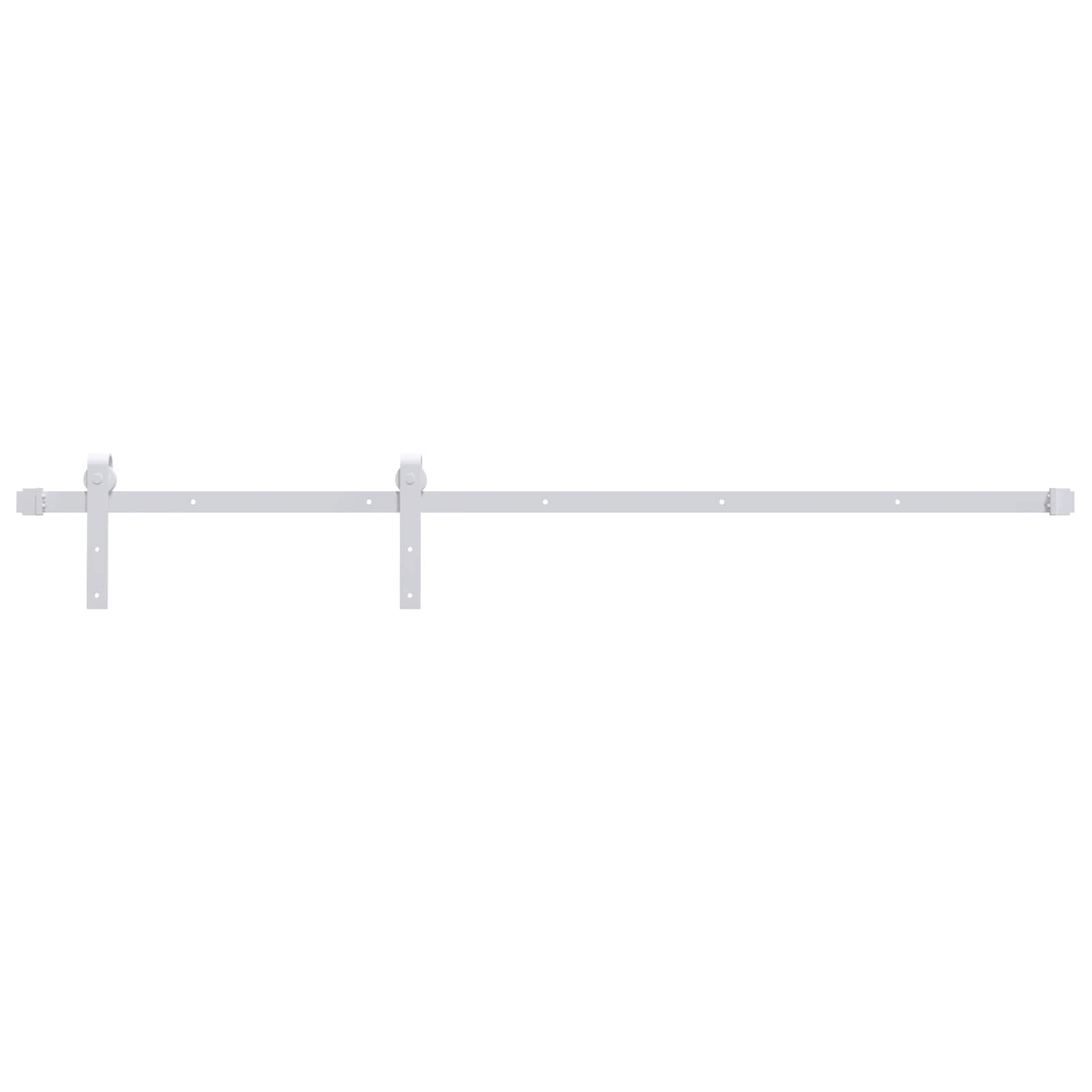 Sliding Door Natural and White 80 x 210 cm