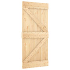 Puerta Corredera Natural y Blanco 90 x 210 cm