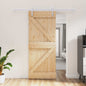 Porta de Correr Natural e Branca 85 x 210 cm