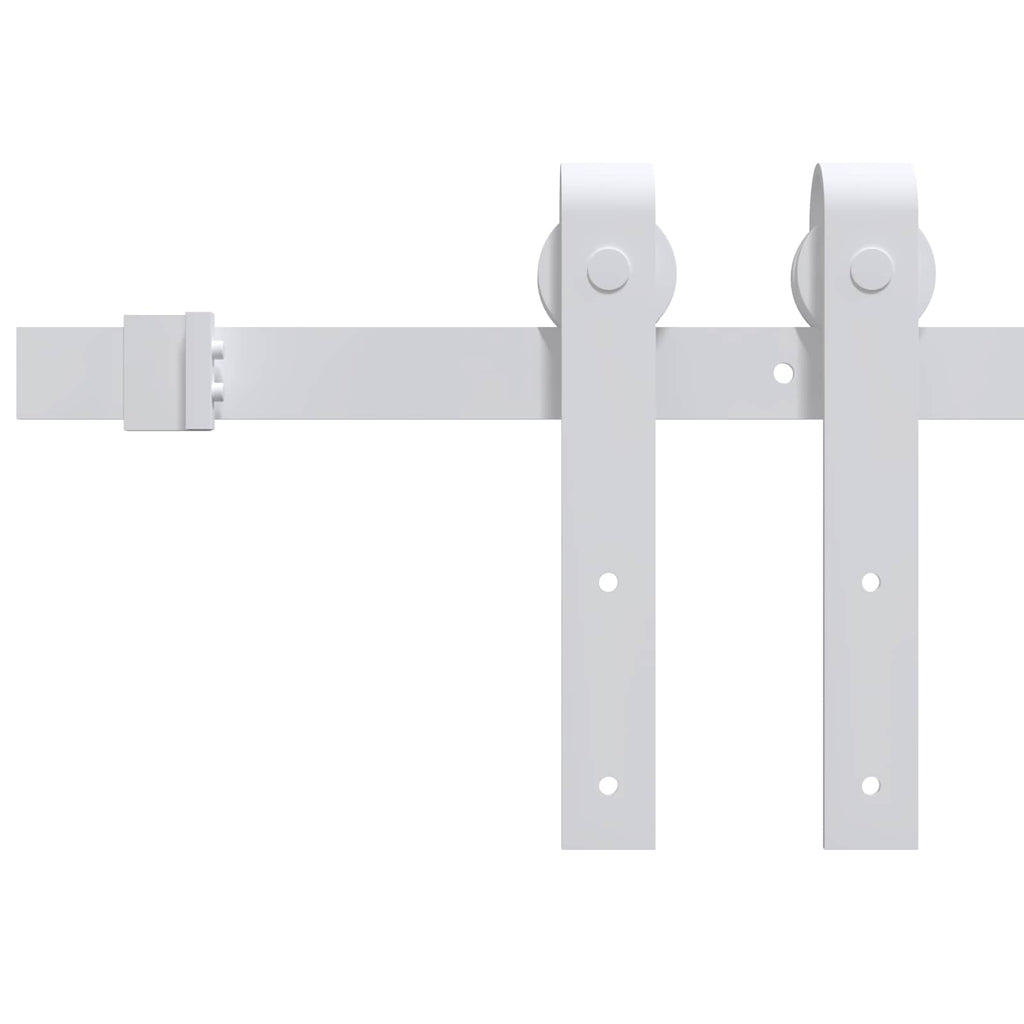 Puerta Corredera Natural y Blanco 90 x 210 cm