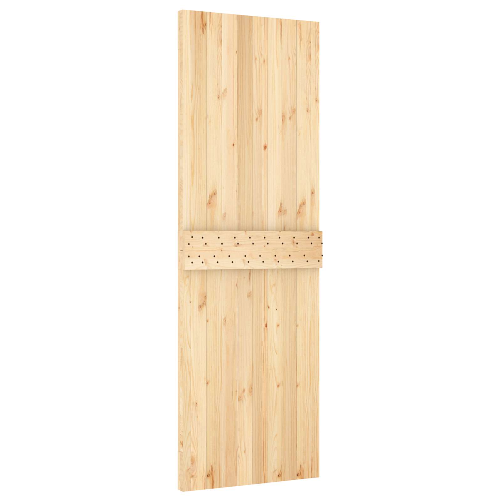 Sliding Door Natural and black 70 x 210 cm
