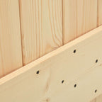Puerta Corredera Natural y negro 80 x 210 cm