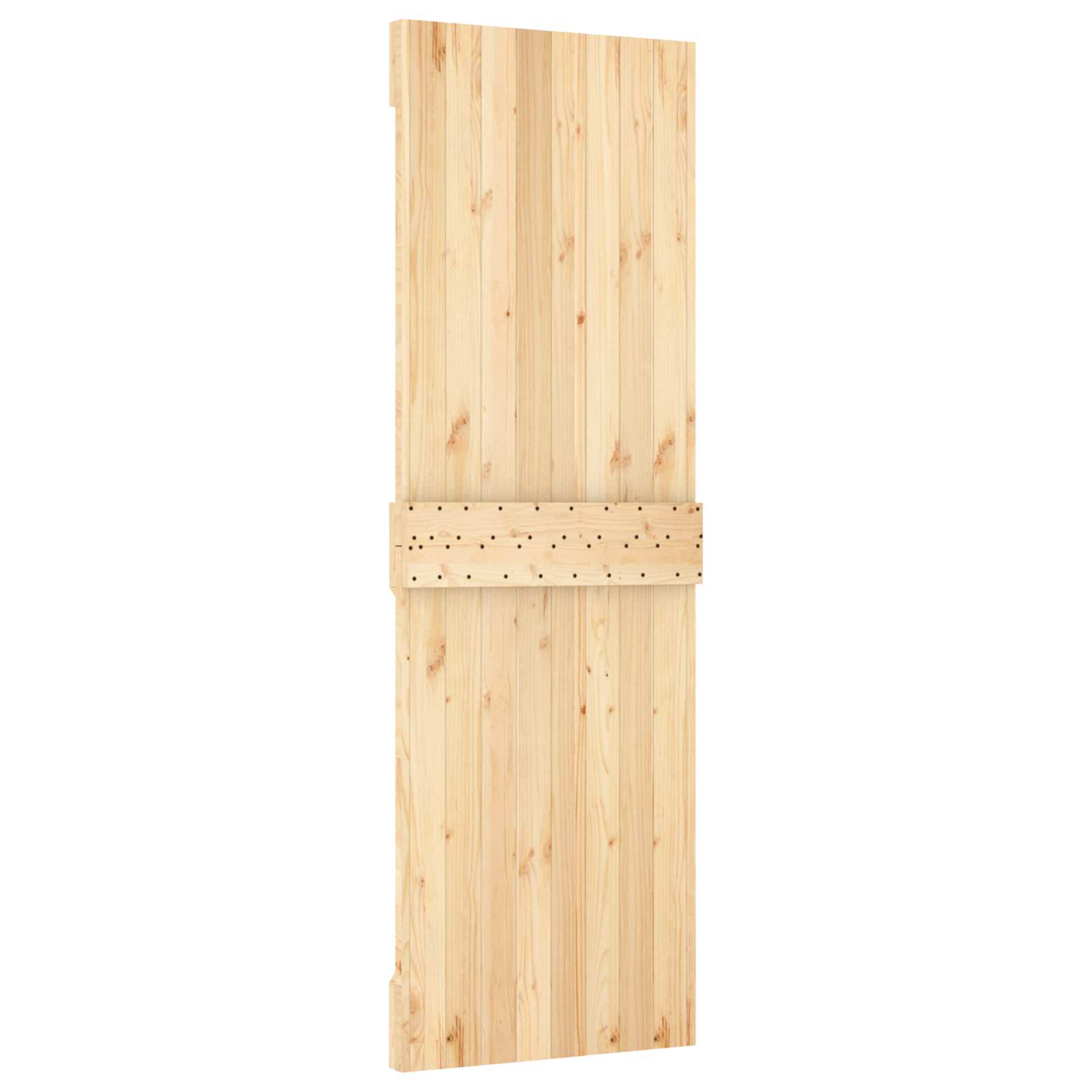 Sliding Door Natural and black 70 x 210 cm