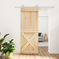 Sliding Door Natural and White 80 x 210 cm